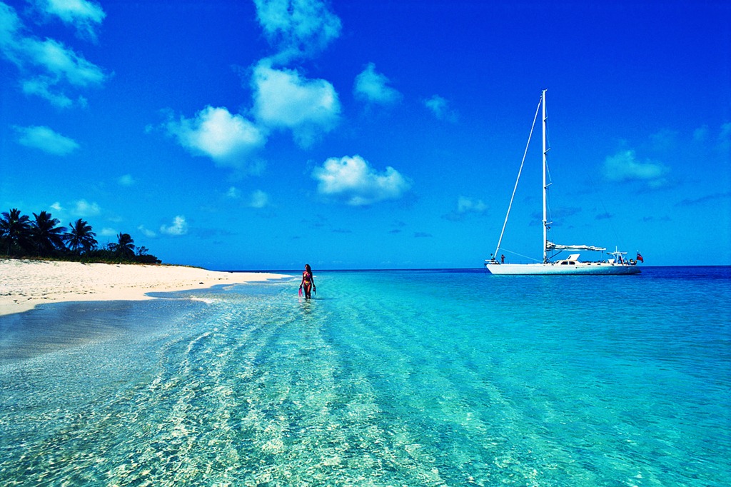 One of the beaches of the U. S. Virgin Islands